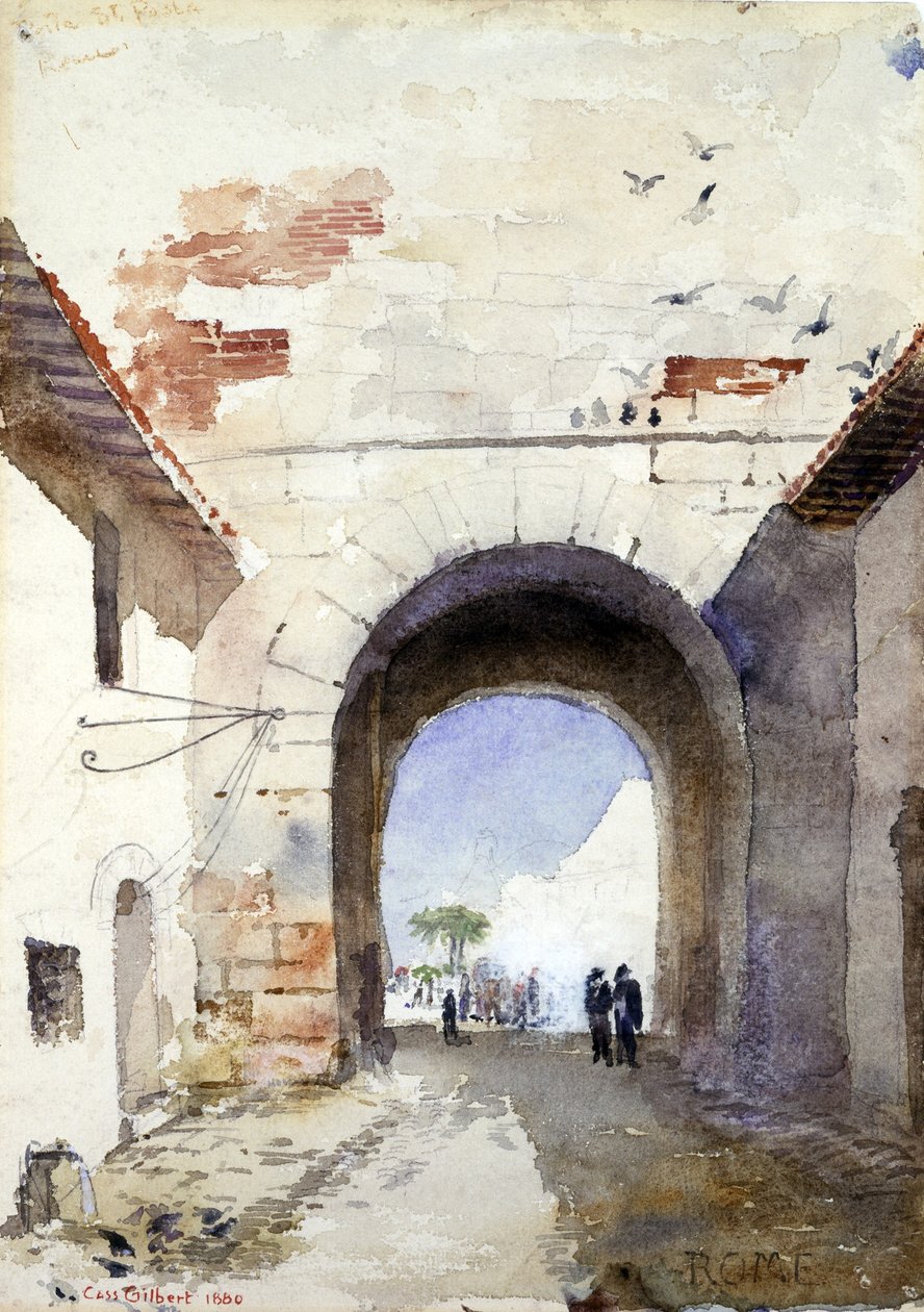 Porta San Paulo, Rome de Cass Gilbert