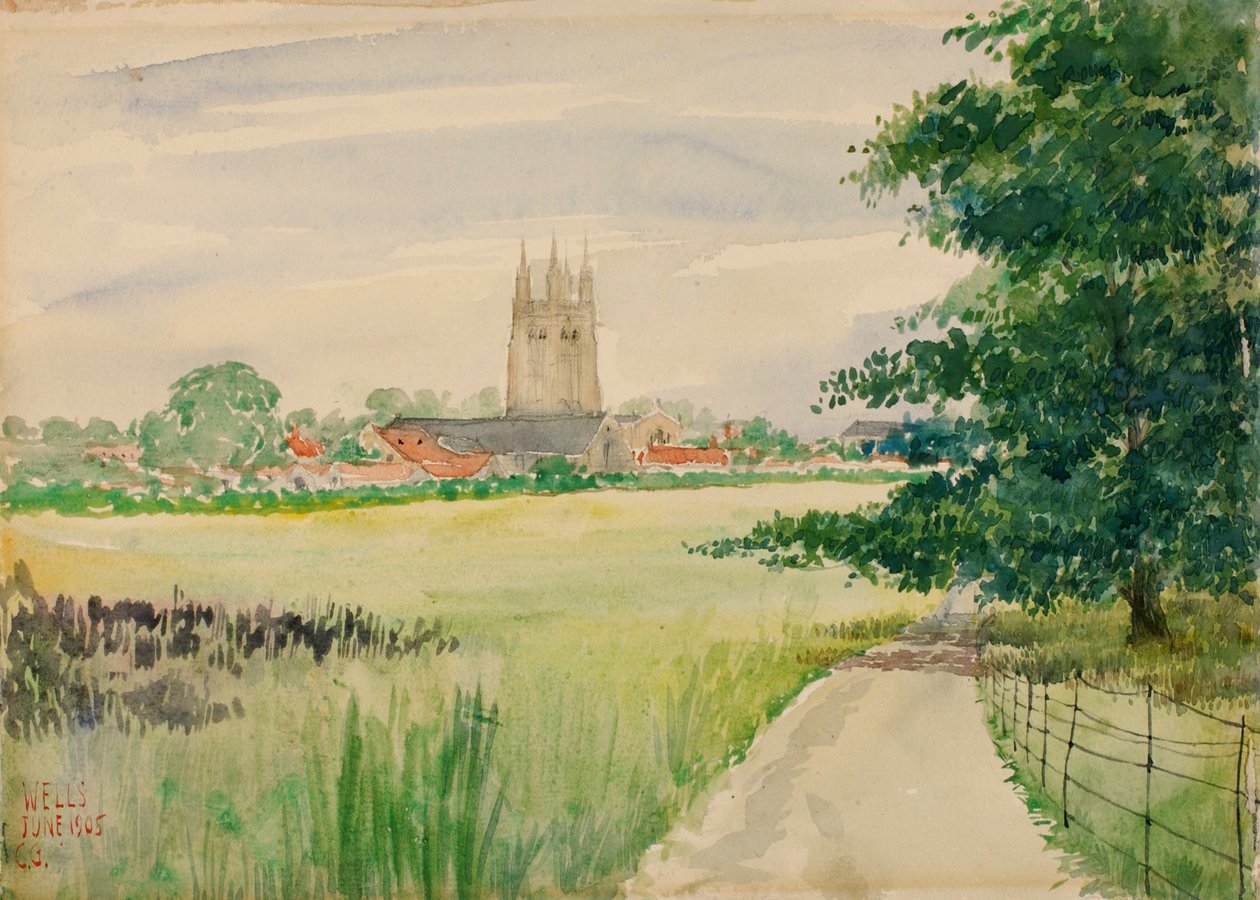 Catedral de Wells, Inglaterra, 1905. de Cass Gilbert