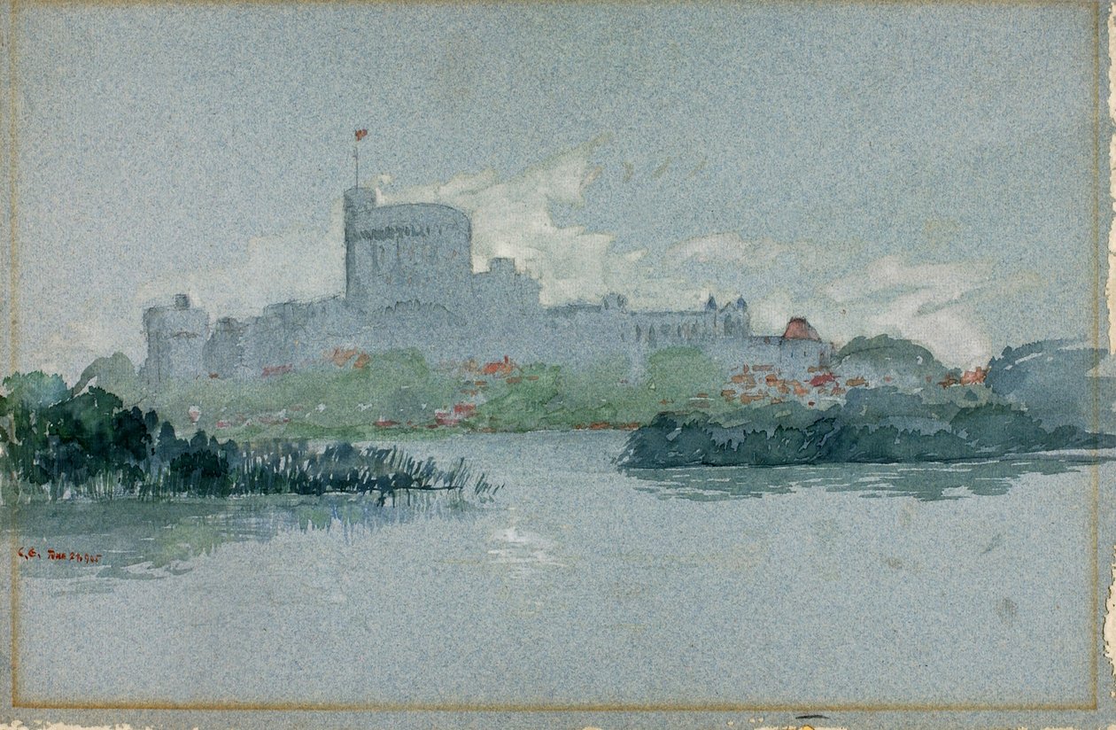 Castelo de Windsor, Inglaterra, 1905. de Cass Gilbert