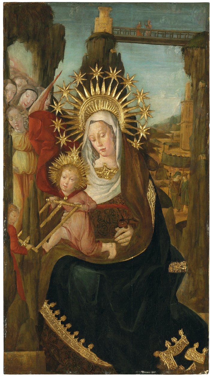 A Virgem de Montserrat, c.1530-40 de Catalan School