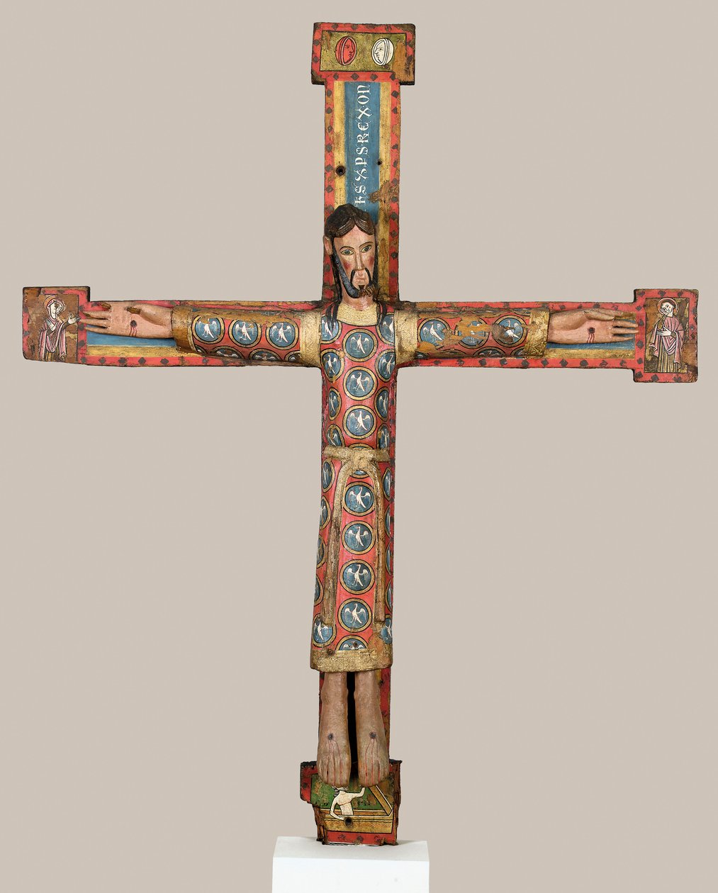 Majestade de Cristo na cruz de Catalonian Anonymous