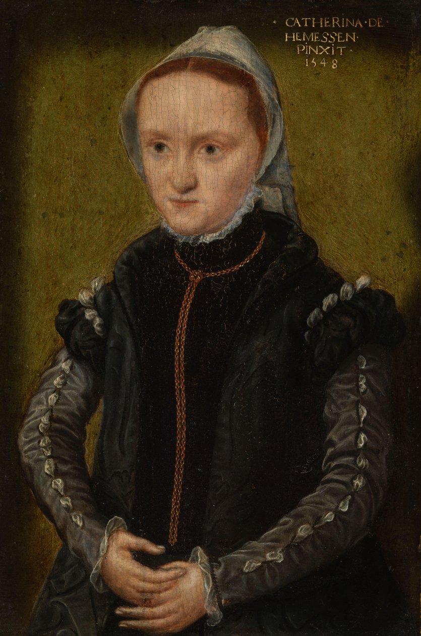Retrato de uma mulher de Catharina van Hemessen