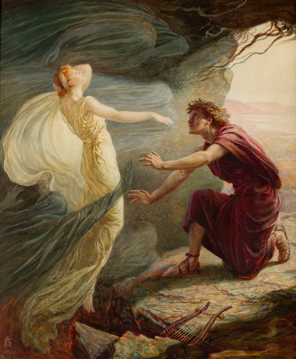 Orfeu e Eurídice de Catharine Adelaide Sparkes