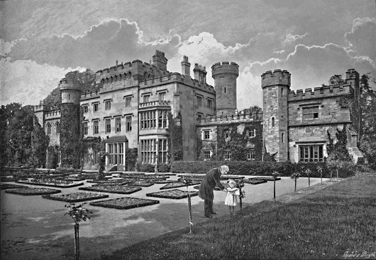 Castelo de Hawarden, c1896 de Catherall and Pritchard