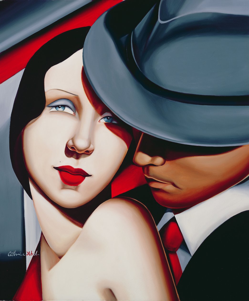 Adão e Eva, estudo de gângster de Catherine Abel