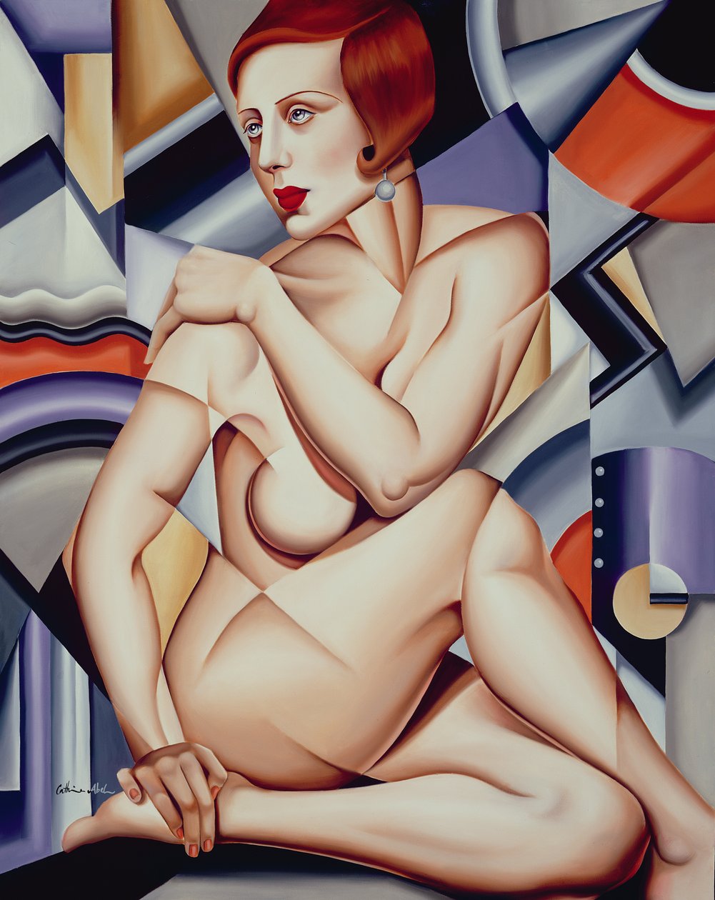 Nu cubista de Catherine Abel