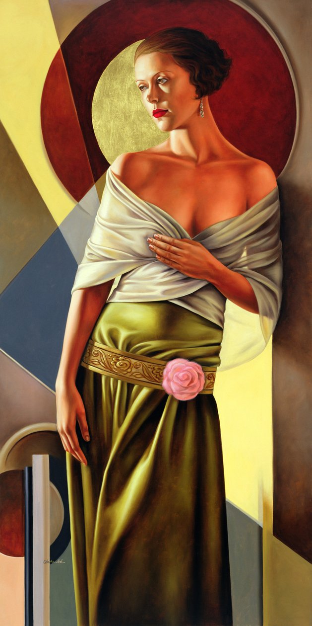 Reflexões da Graça, 2006 (óleo sobre linho) de Catherine Abel