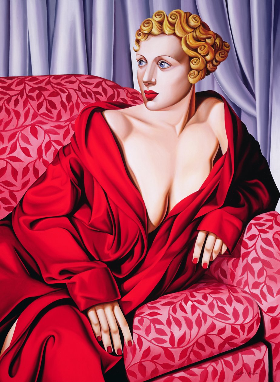 Quimono vermelho de Catherine Abel