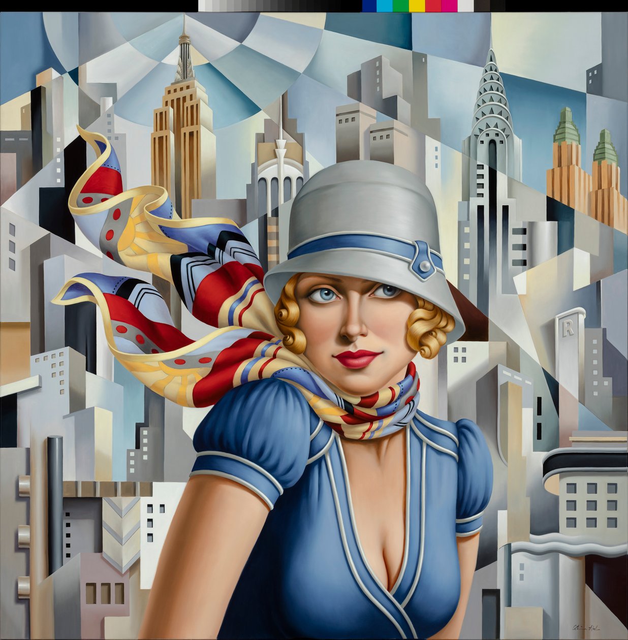 verão na cidade, 2015 (óleo sobre linho) de Catherine Abel