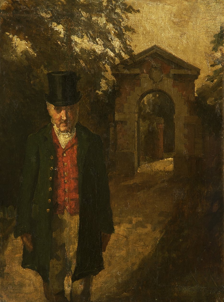 Paul, o porteiro no Tabley Hall (James Hall, Porter no Tabley por 40 anos) de Catherine Barbara Southeby