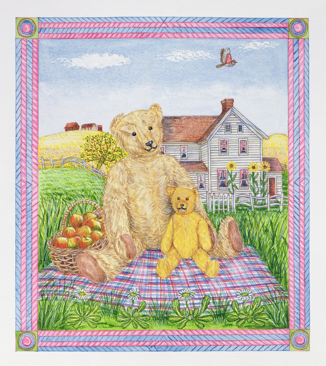 O Teddy Bears Picnic (wc no papel) de Catherine Bradbury