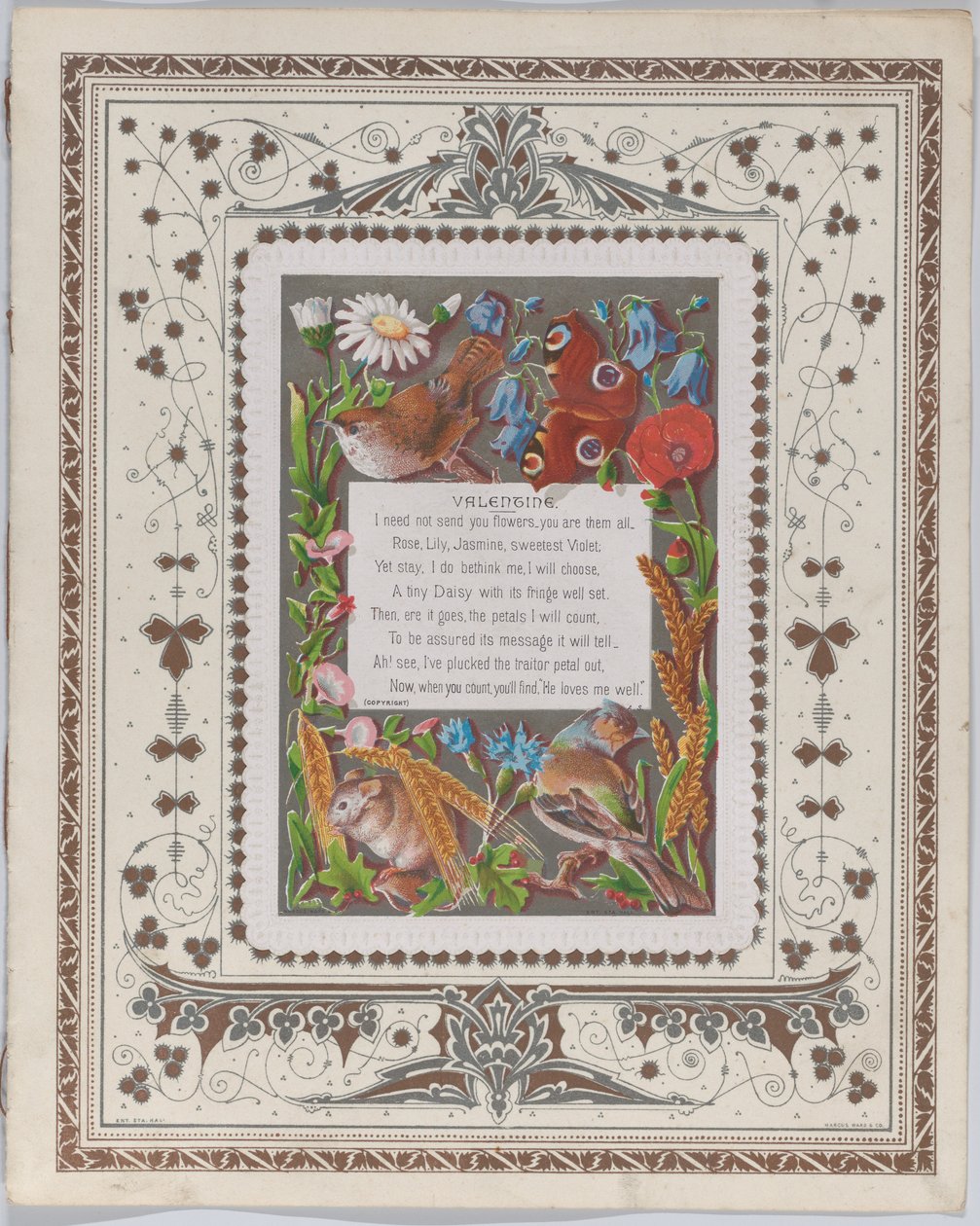 Valentim, 1874. de Catherine Greenaway