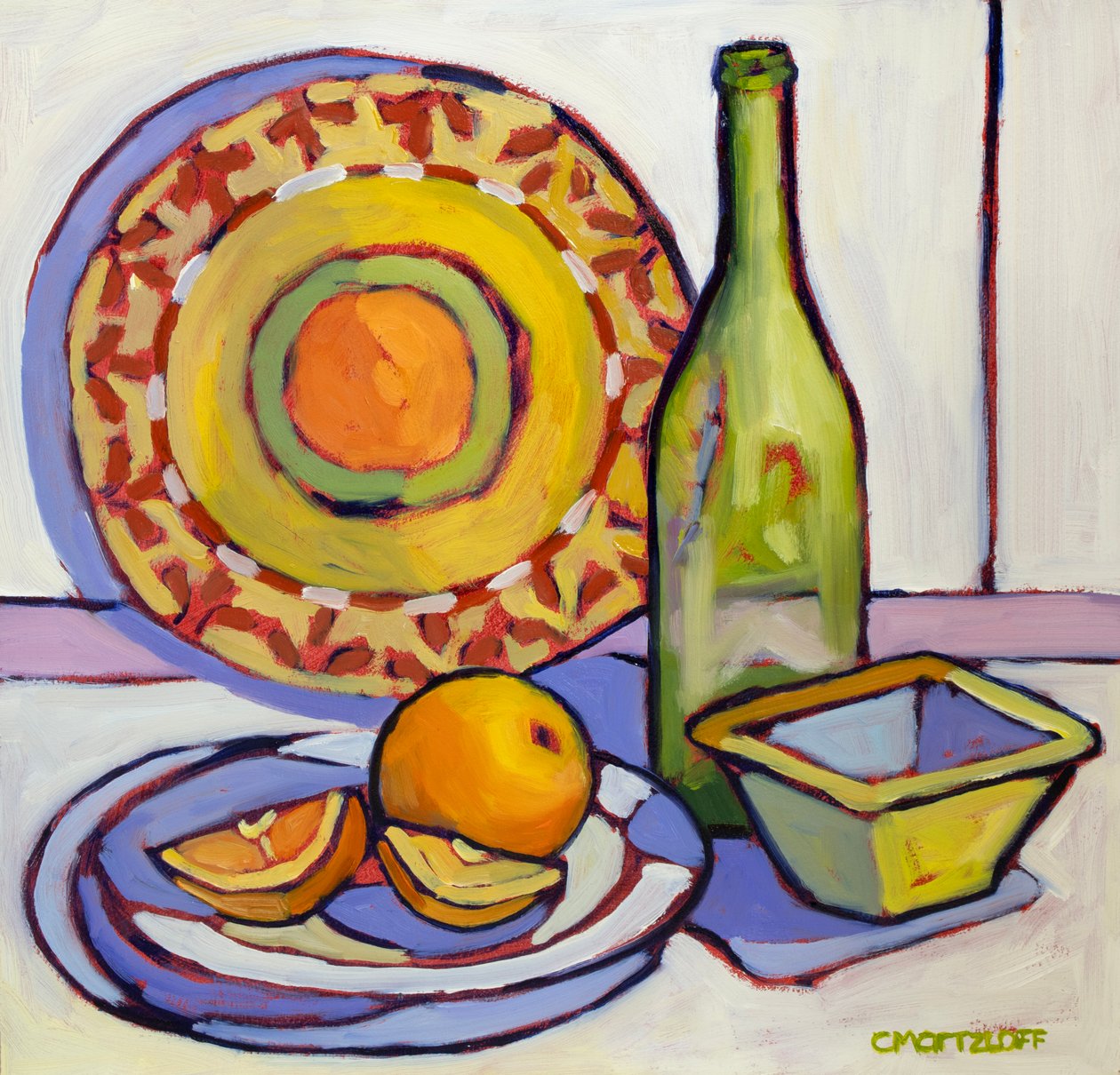 Moroccan Inspirations, 2023 (Óleo) de Catherine J Martzloff