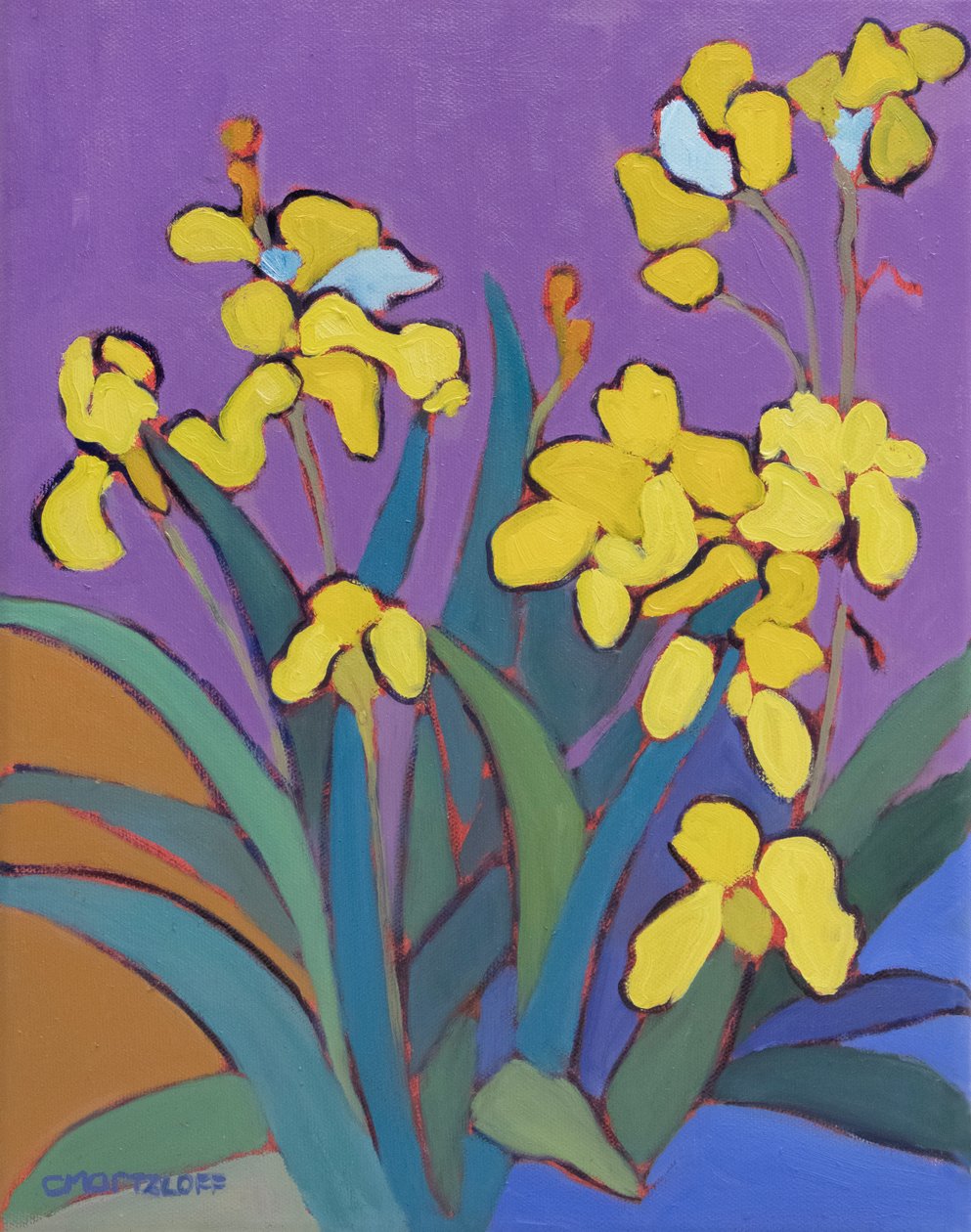 Jardim de Íris de verão, 2024 de Catherine J Martzloff