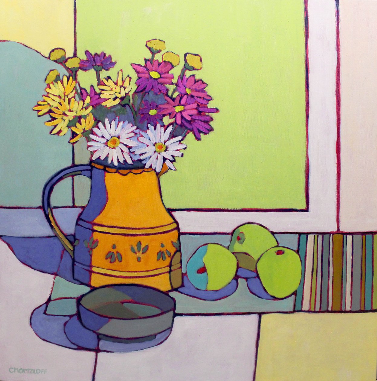 Bouquet de hoje, 2023 (óleo sobre tela) de Catherine J Martzloff