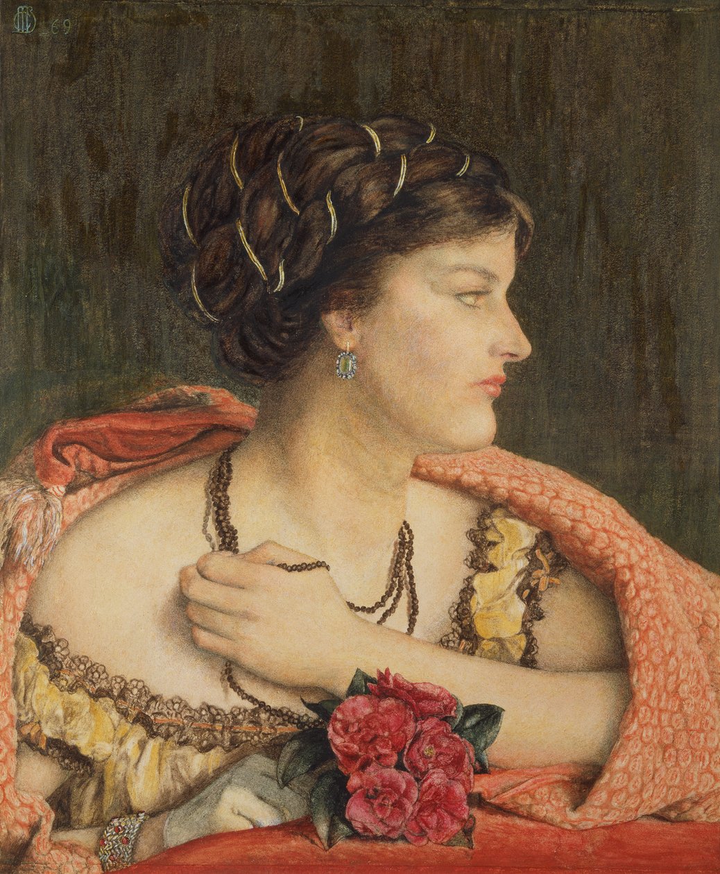 Na Ópera de Catherine Nee Madox Brown Hueffer