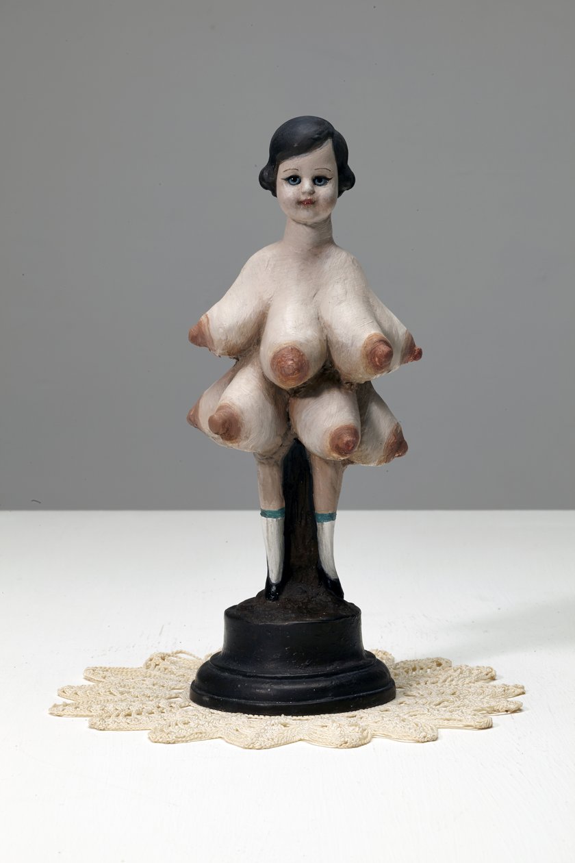 El Shaddai, 2013 (tinta a óleo sobre bronze patinado) de Cathie Pilkington