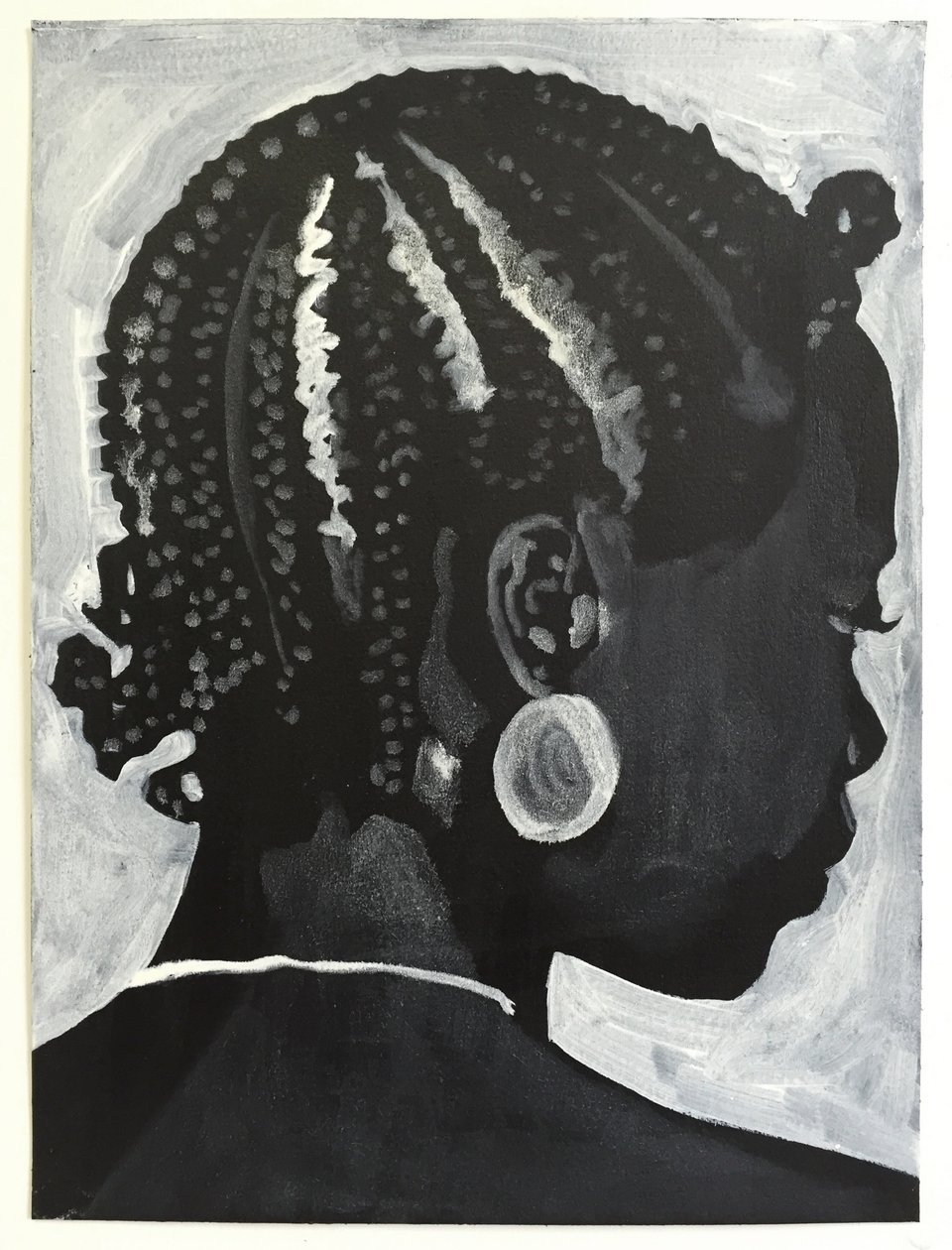 Belladonna: Koroba, 2014 (óleo e acrílico sobre papel) de Cathy Lomax
