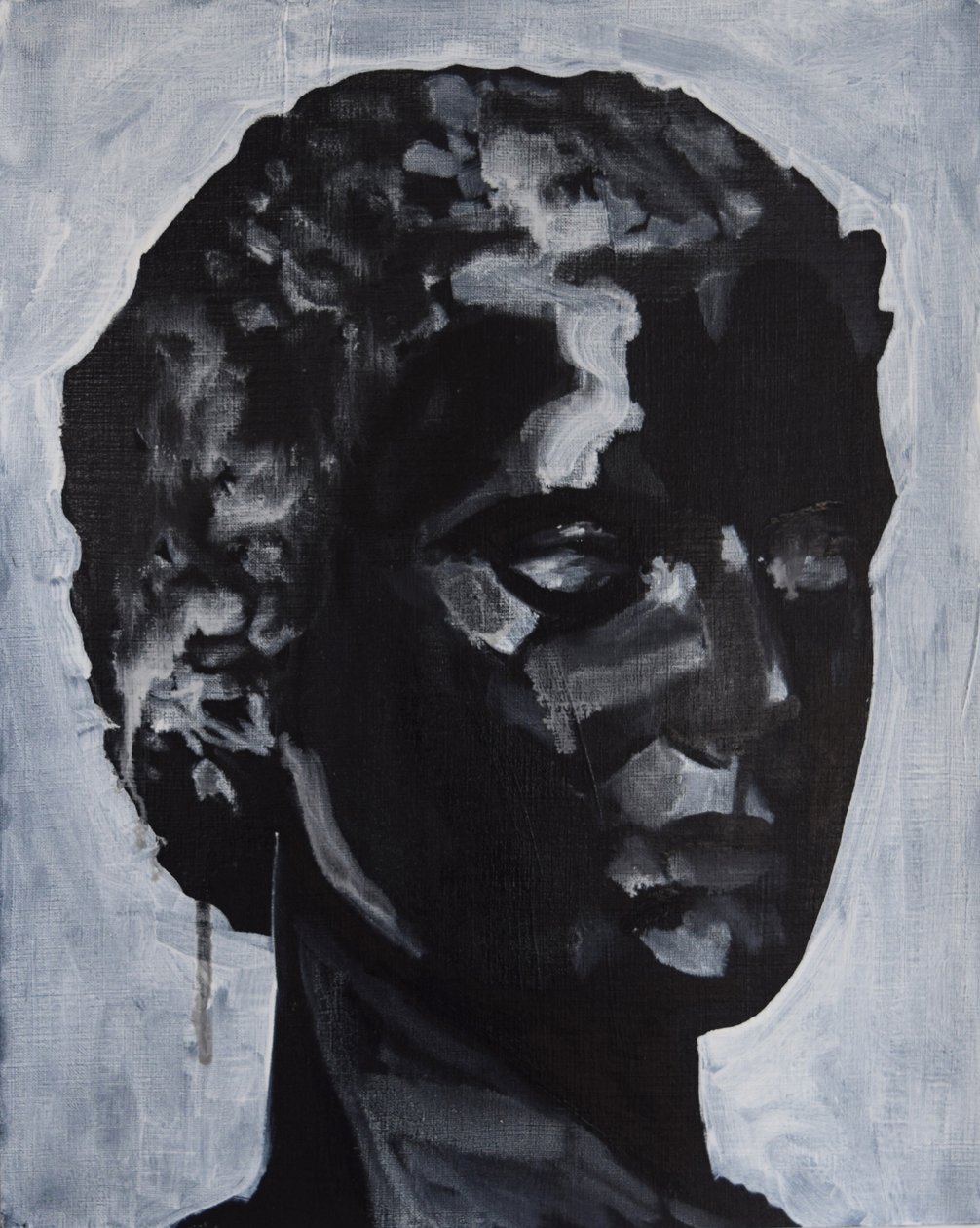 Belladonna: Marina, 2014 (óleo e acrílico sobre papel) de Cathy Lomax