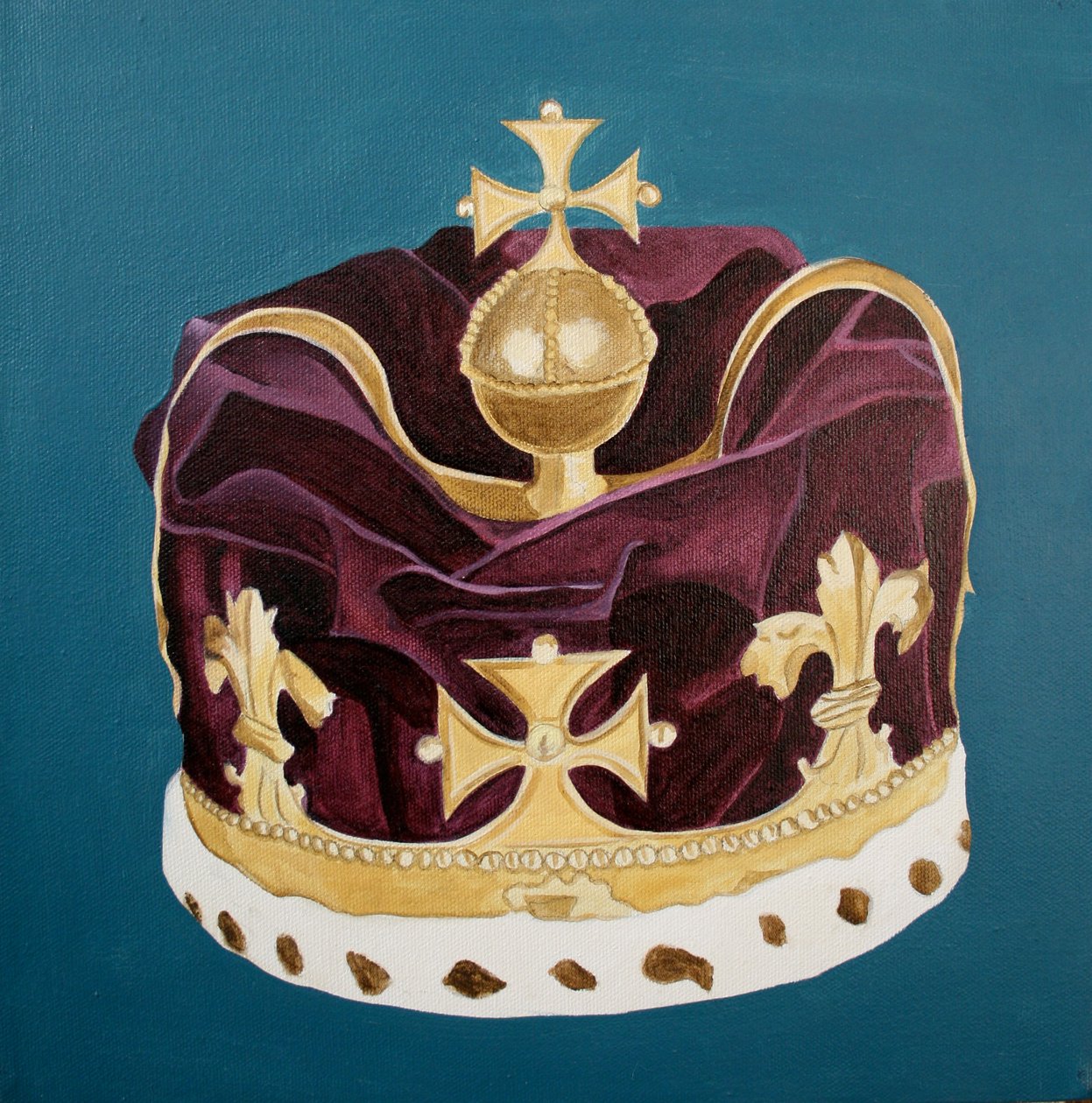 Jóias da Coroa, 2001 (óleo sobre tela) de Cathy Lomax