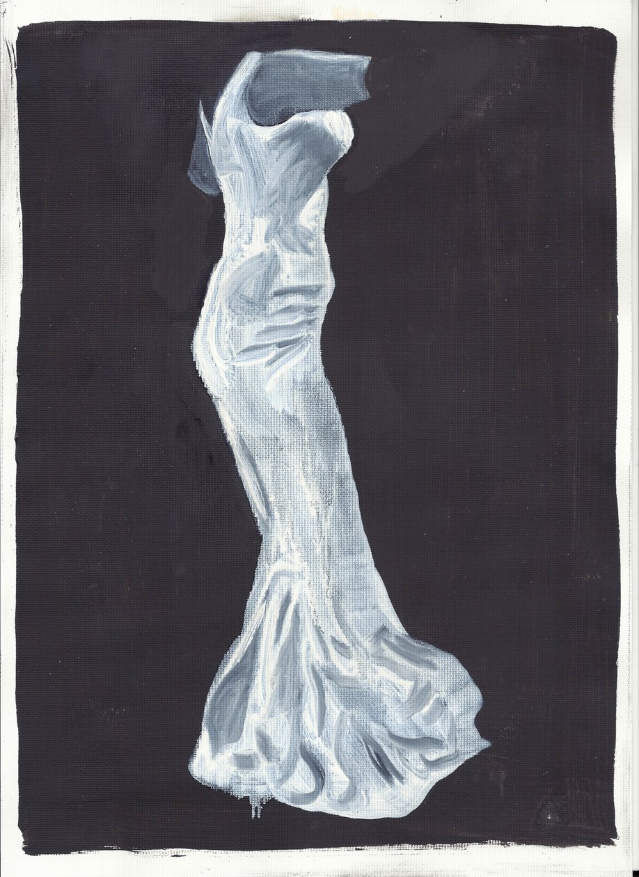 Elsie, 2012 (óleo e acrílico sobre papel) de Cathy Lomax