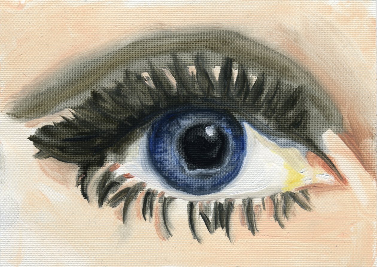 Jean, 2013 (óleo sobre papel) de Cathy Lomax
