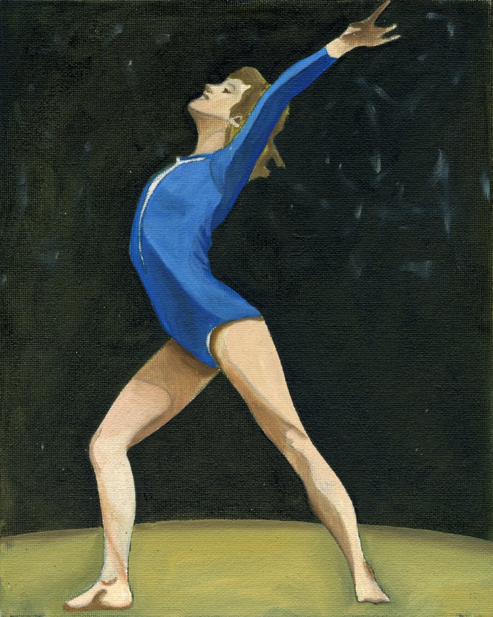Olga, 2003 (óleo sobre tela) de Cathy Lomax