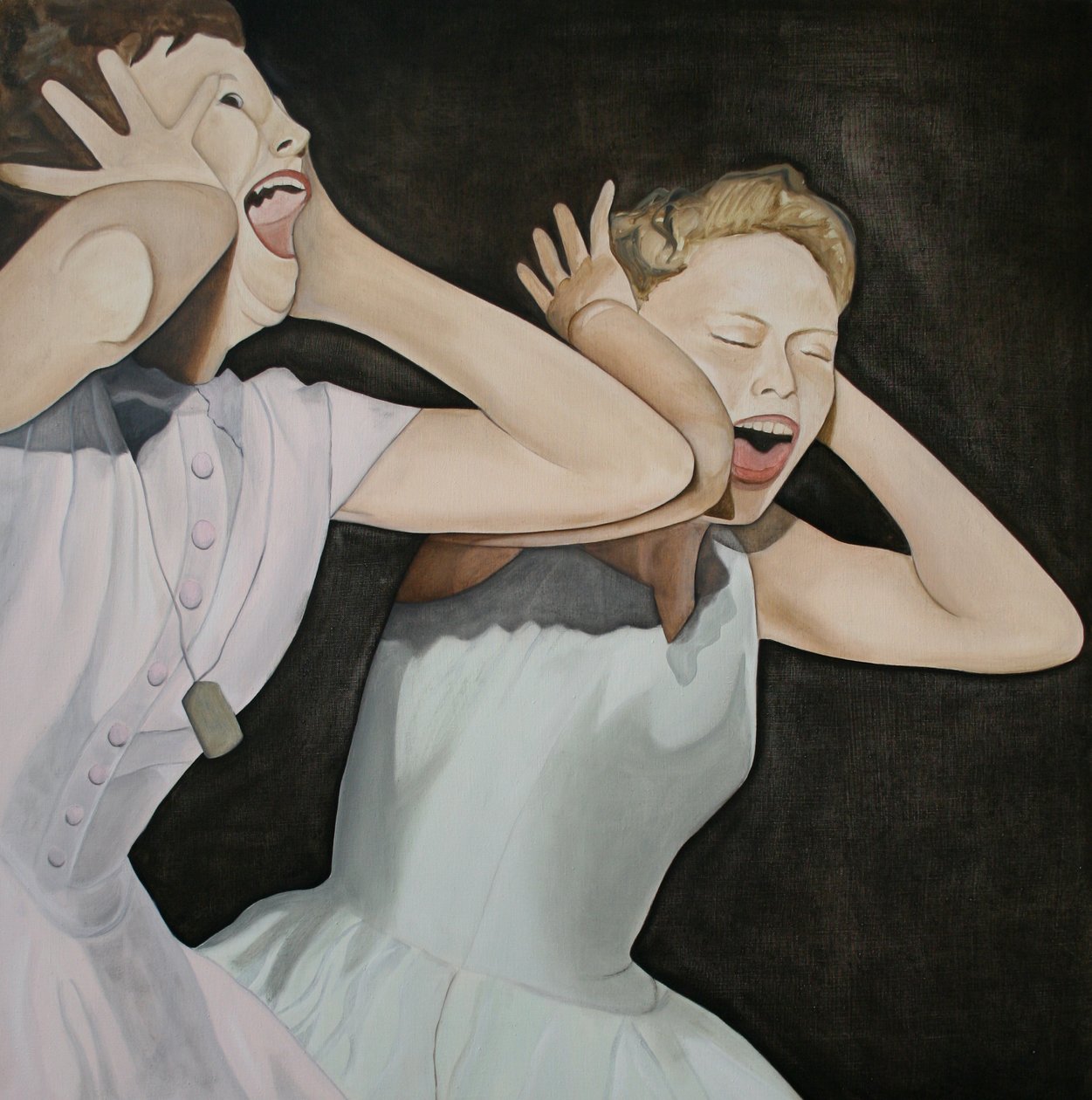 Shang-a-lang, 2003 (óleo sobre linho) de Cathy Lomax