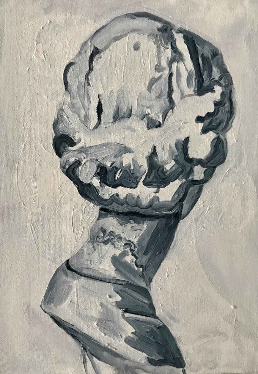 As Donzelas Felizes: Harper, 2017 (óleo sobre linho) de Cathy Lomax