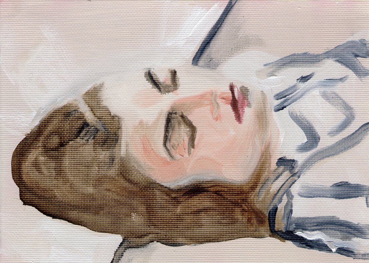 Toni Marachek, 2016 (óleo sobre papel) de Cathy Lomax