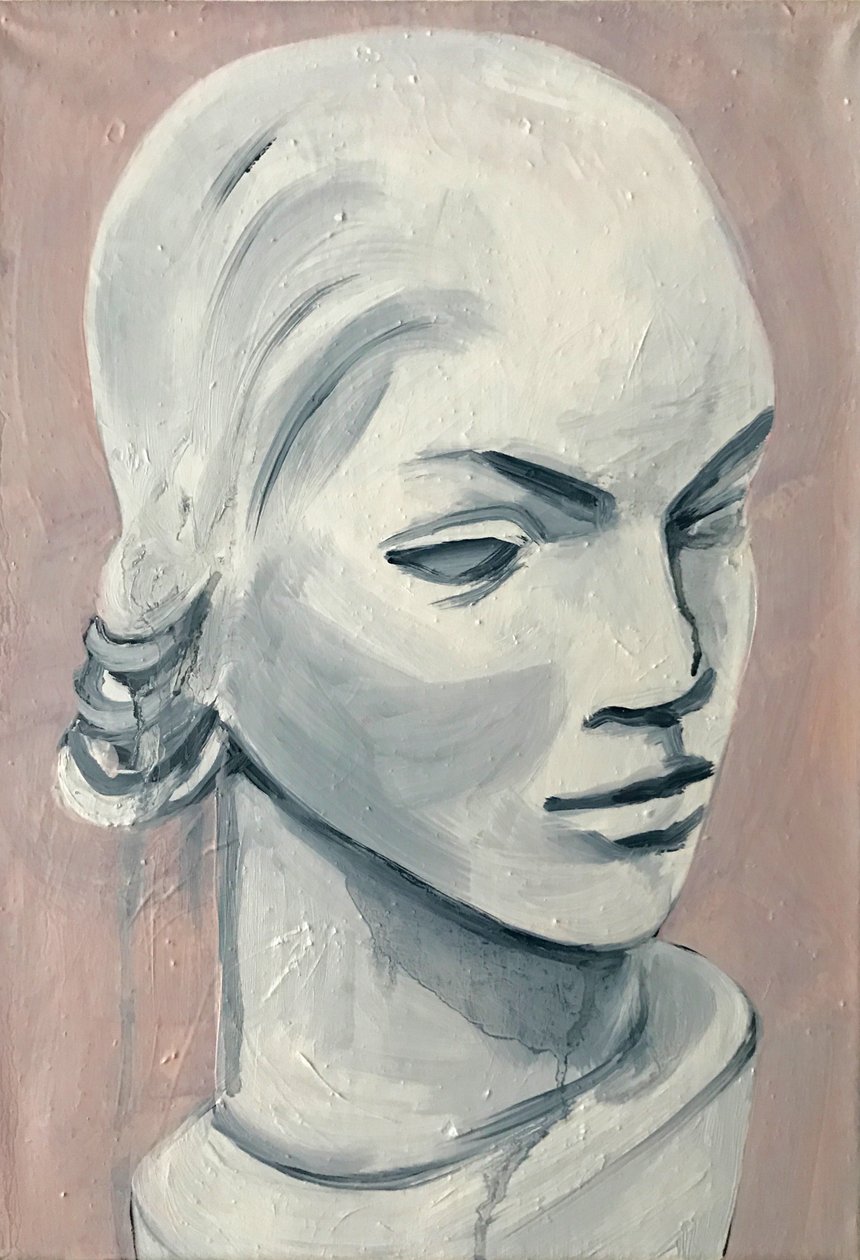Valentina, 2017 (óleo sobre linho) de Cathy Lomax