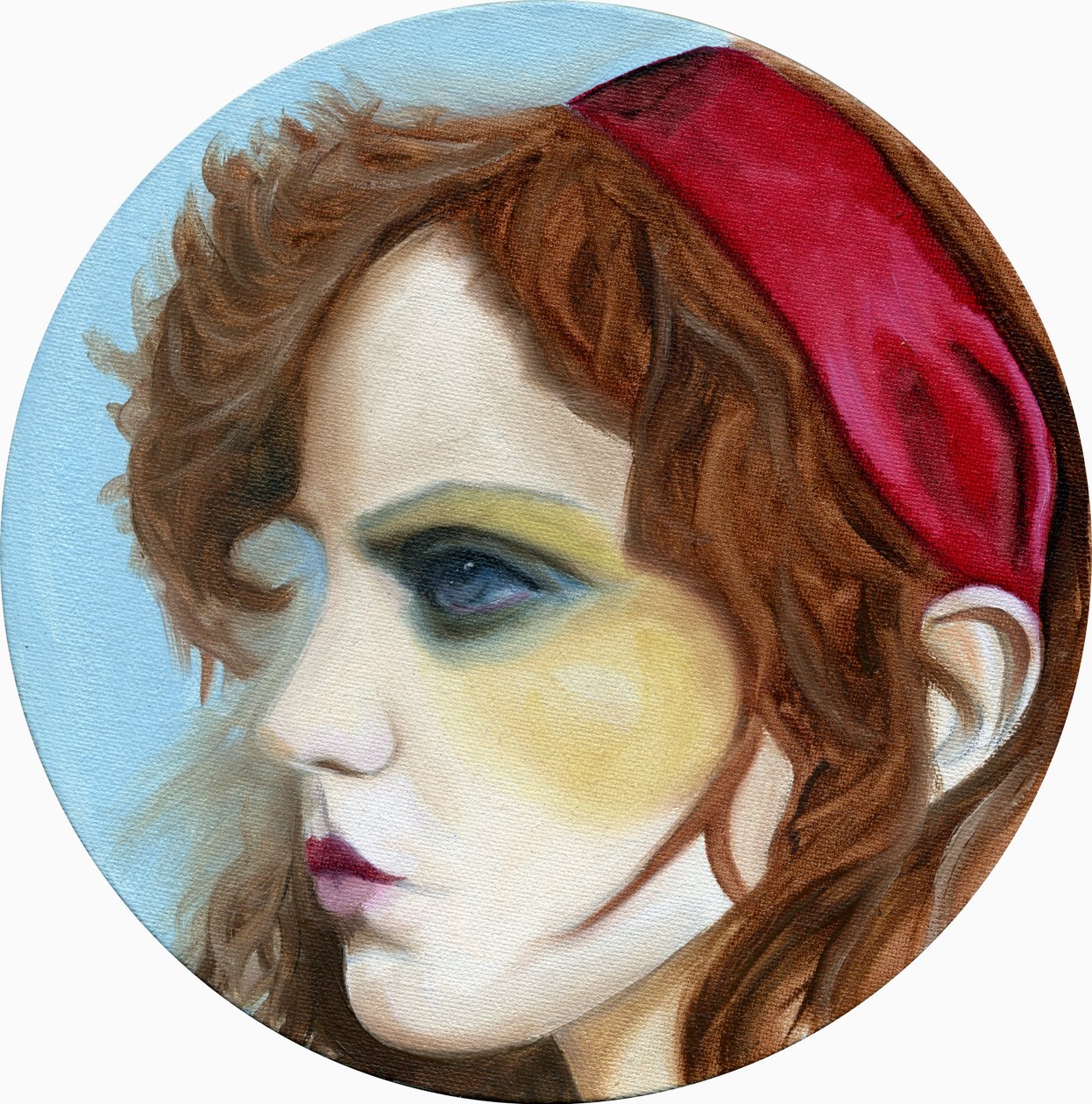 Vogue Rococó, 2008 (óleo sobre tela) de Cathy Lomax
