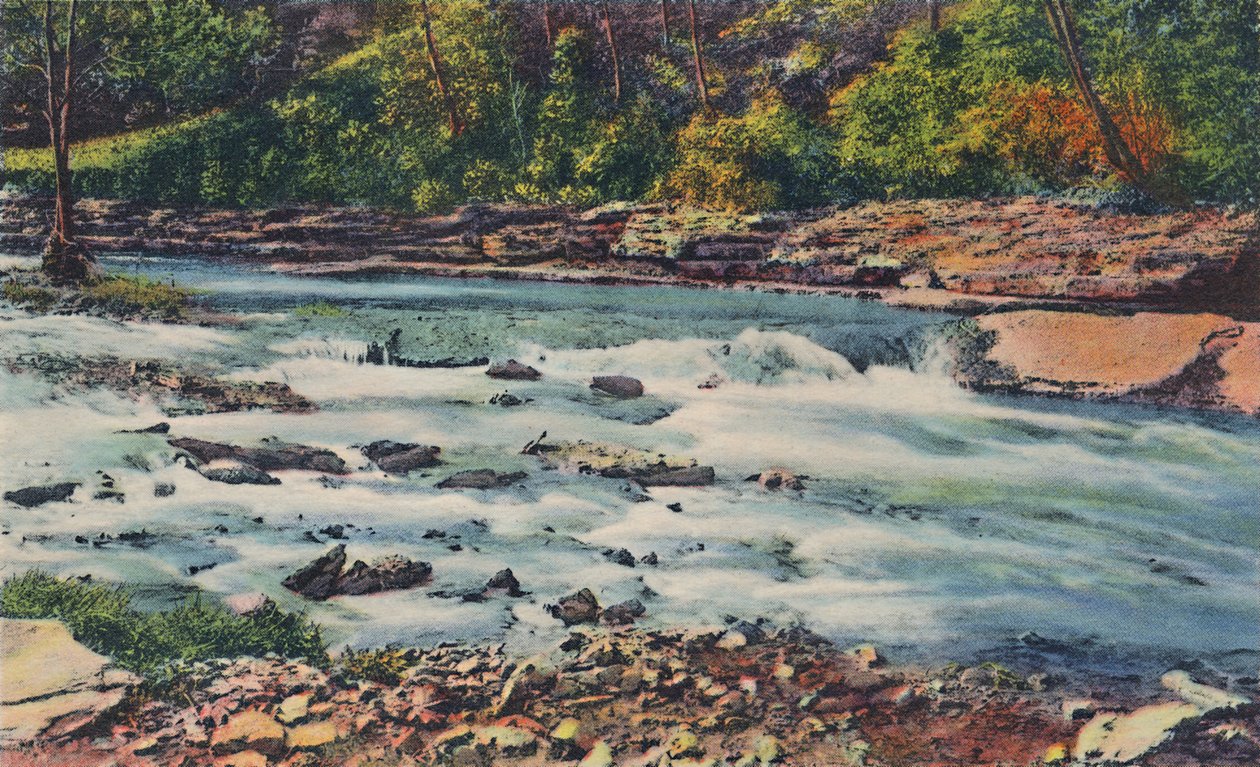 Águas Rápidas, Cherokee Park, 1942 de Caufield and Shook