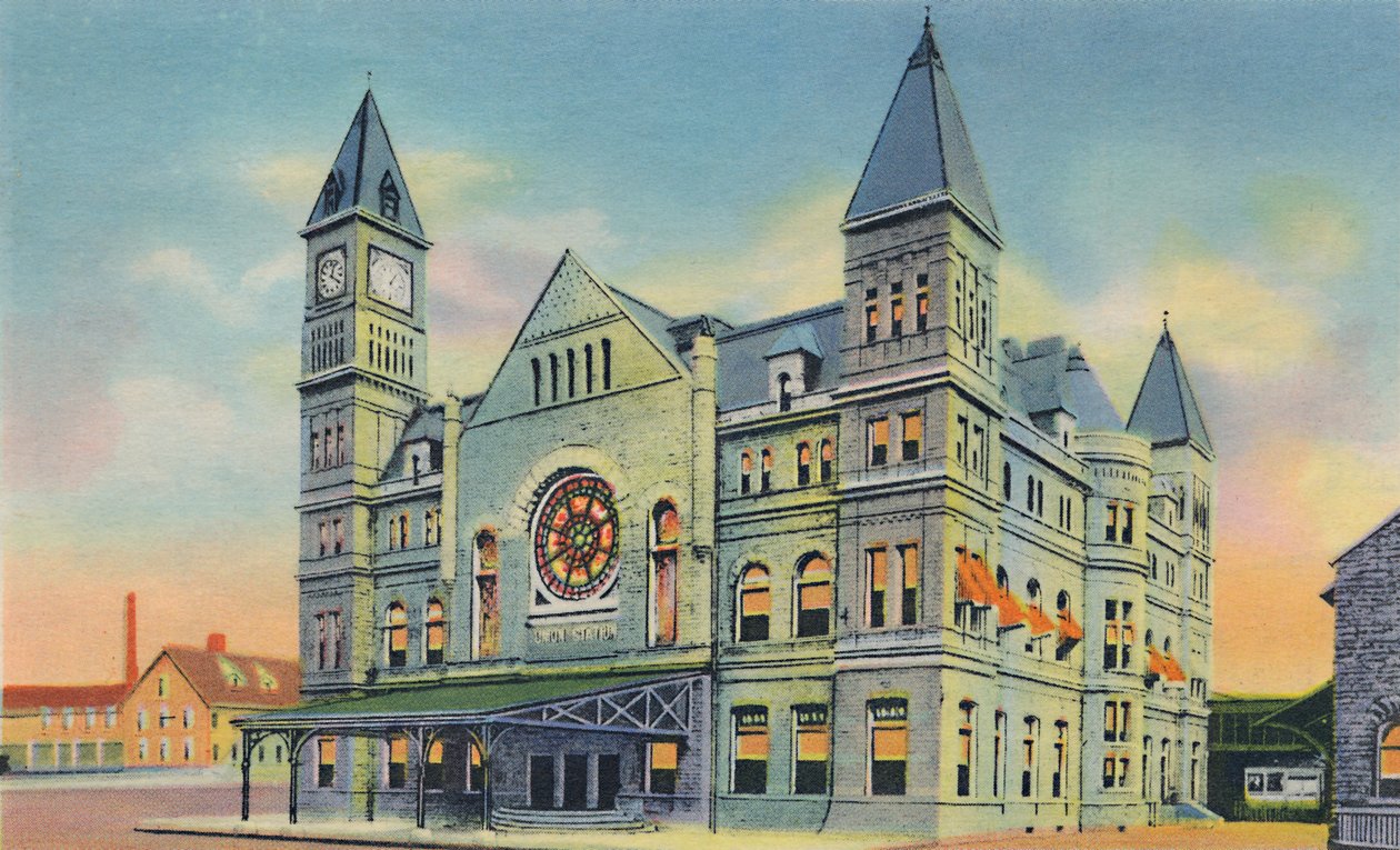 Union Station, 10a e Broadway, 1942 de Caufield and Shook