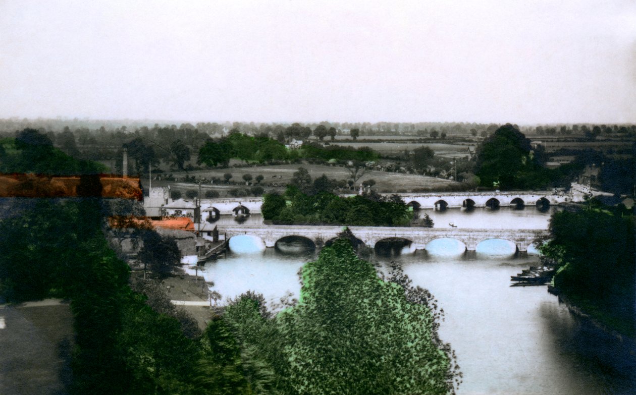 Pontes em Stratford-upon-Avon, Warwickshire, 1926. de Cavenders Ltd