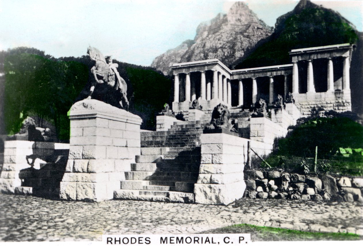 Memorial do Rodes, pico dos diabos, Cape Town, c1920s. de Cavenders Ltd