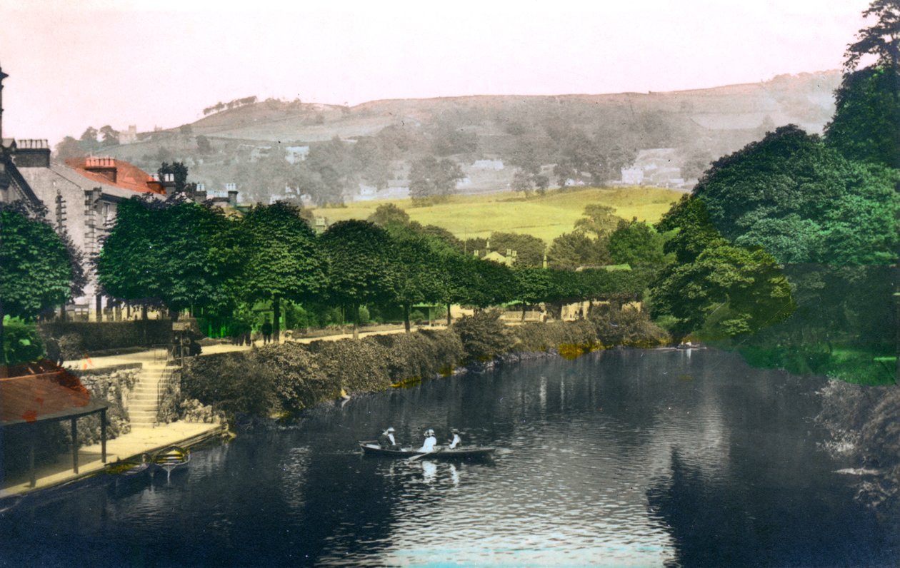 O rio Derwent em Matllock, Derbyshire, 1926. de Cavenders Ltd