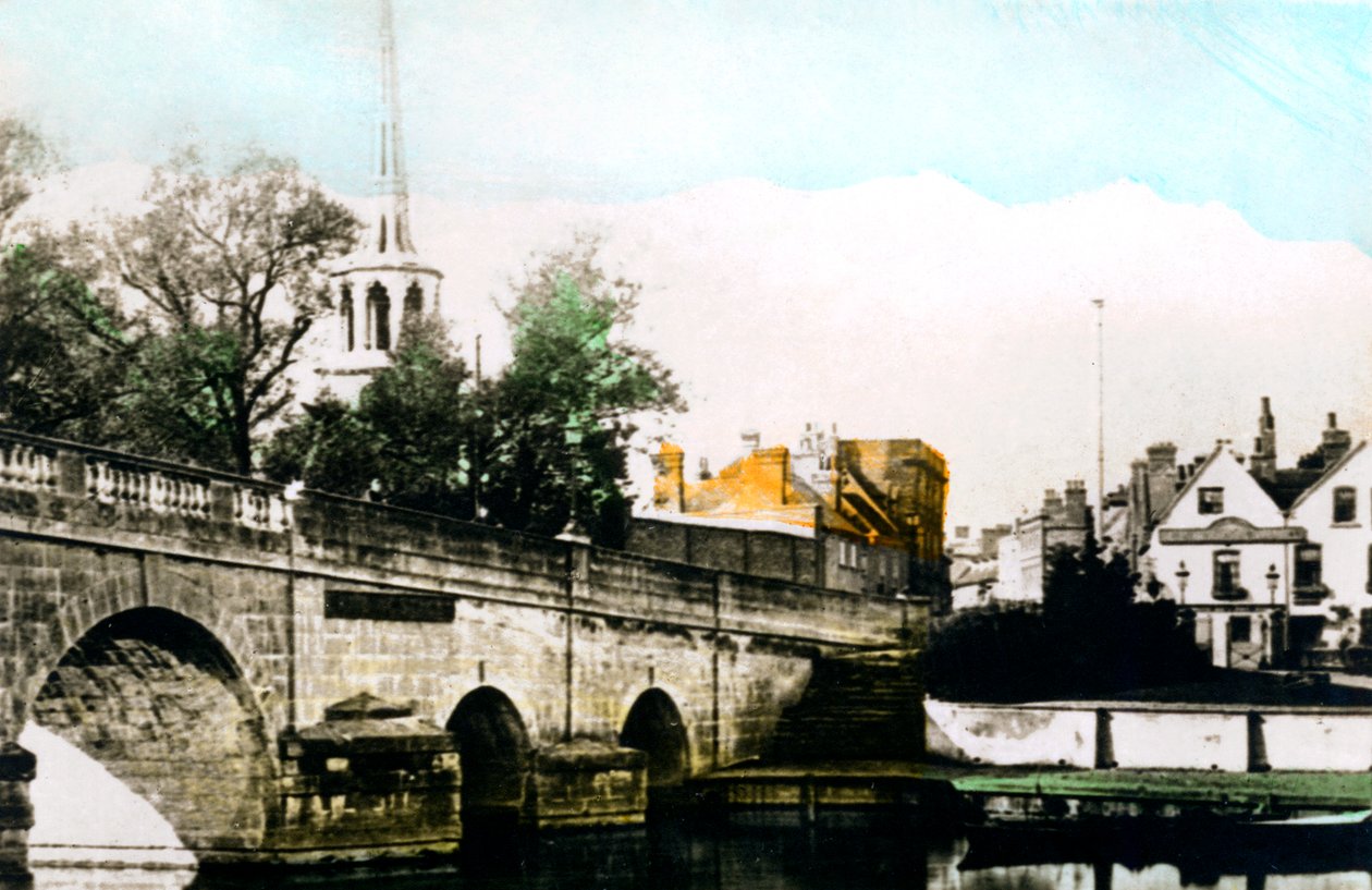 A ponte em Wallingford, Oxfordshire, 1926. de Cavenders Ltd