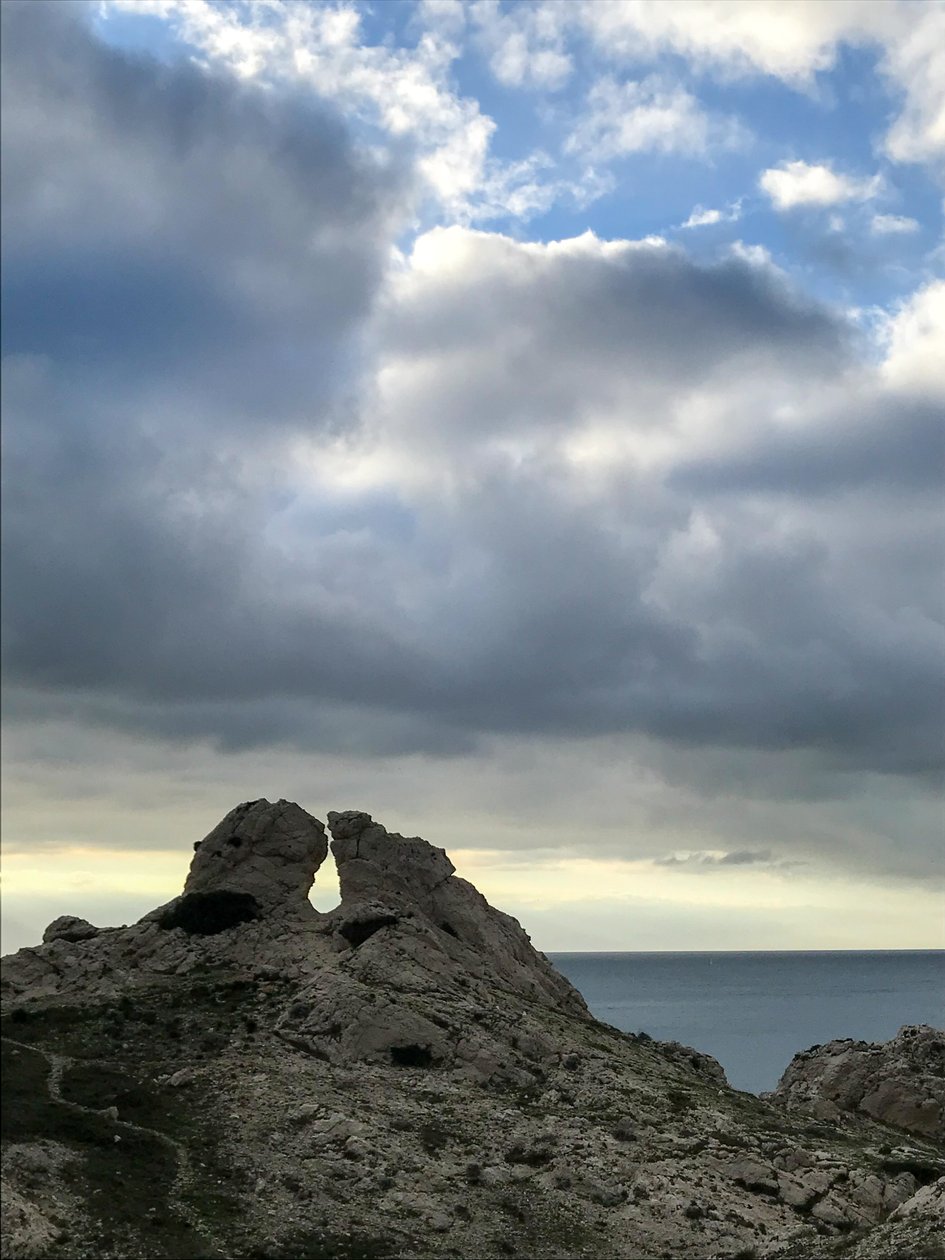 Paisagem - Céu e mar, 2019 (fotografia) de Cécile Jamet