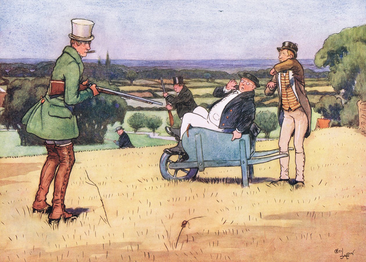 Eu não vou sofrer este carrinho de mão para ser movido mais um passo, a menos que Winkle carregue essa arma dele de uma maneira diferente de Cecil Charles Windsor Aldin