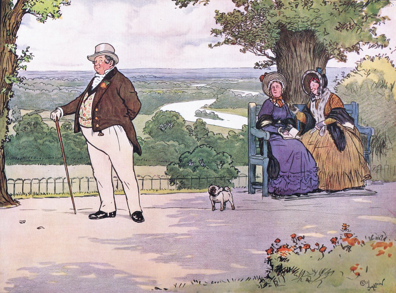 A admiração de numerosas senhoras idosas de condição única de Cecil Charles Windsor Aldin