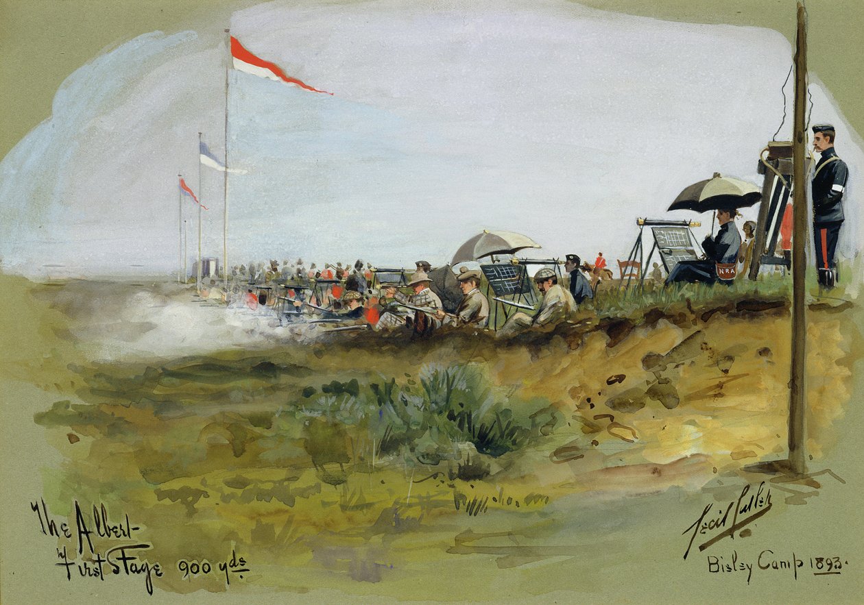 O Albert - Primeiro Estágio, 900 metros, Bisley Camp, 1893 de Cecil Cutler