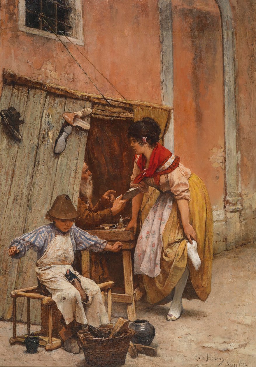 O sapato empurra de Cecil van Haanen