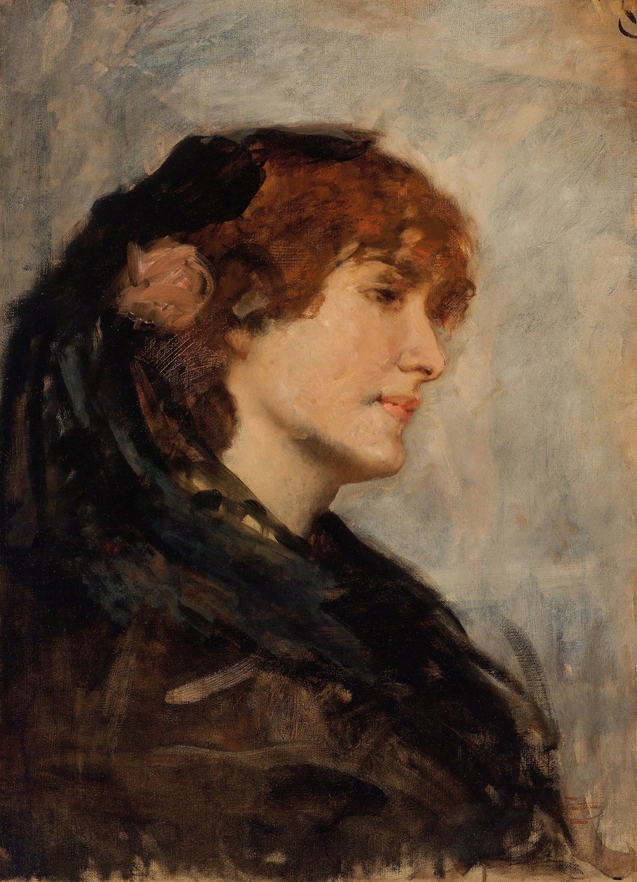 Senhora veneziana ruiva de Cecil van Haanen