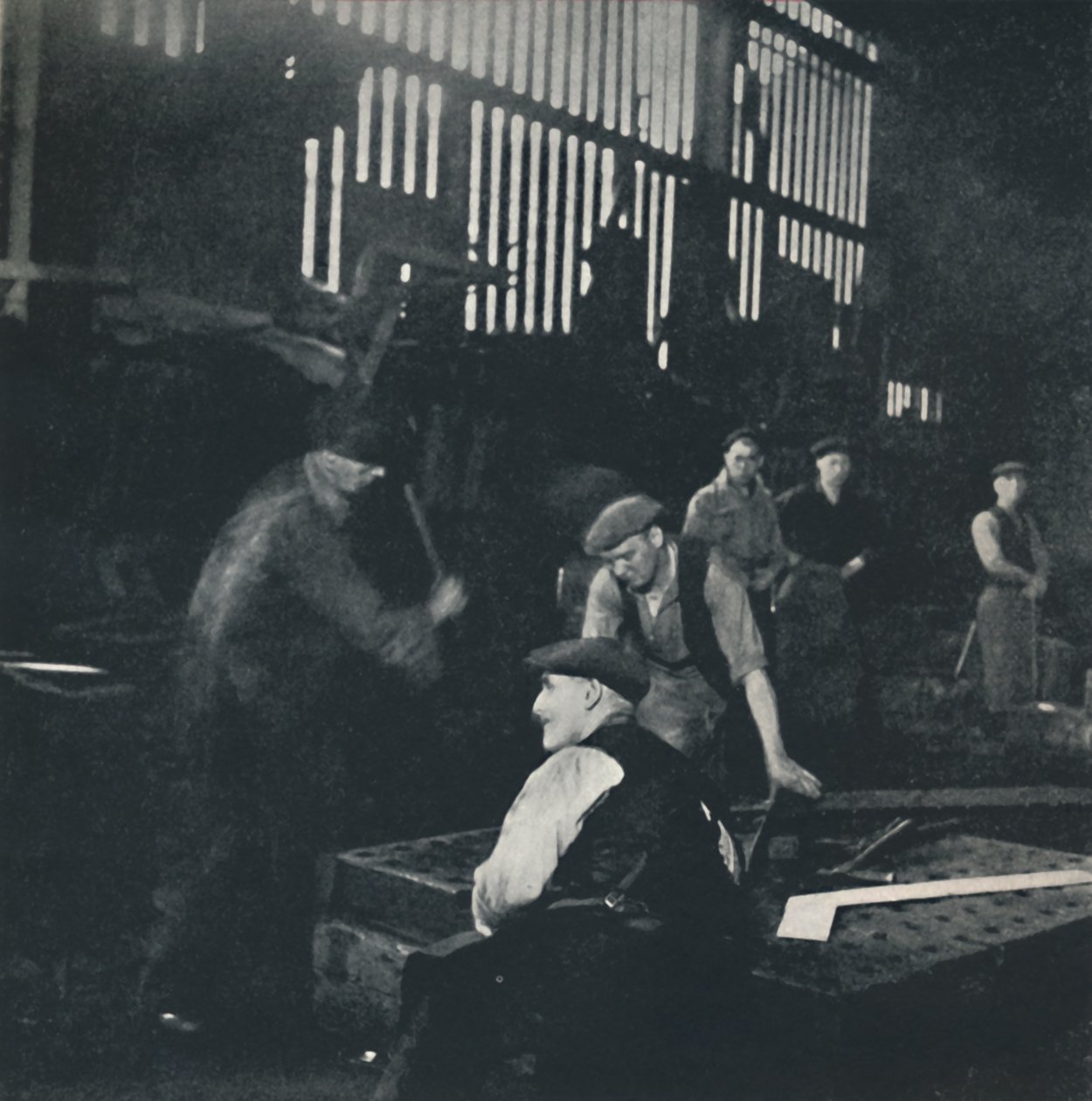 Cena de construção naval, 1941 de Cecil Beaton