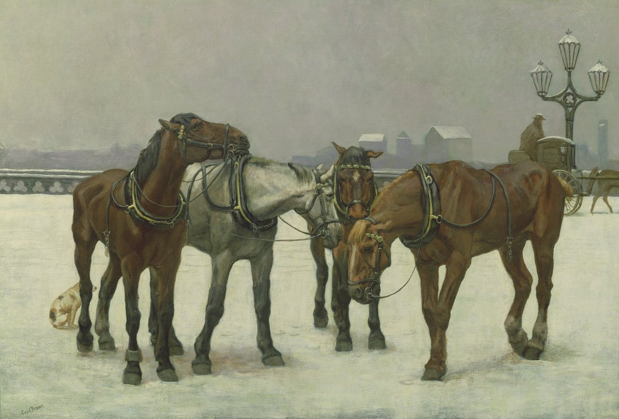 Cabine Cavalos no Sena de Cecil Brown