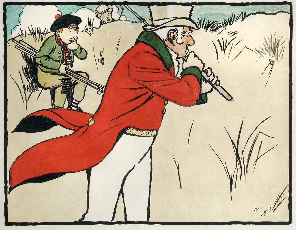 Velhos Desportos e Jogos Ingleses: Golfe de Cecil Charles Windsor Aldin