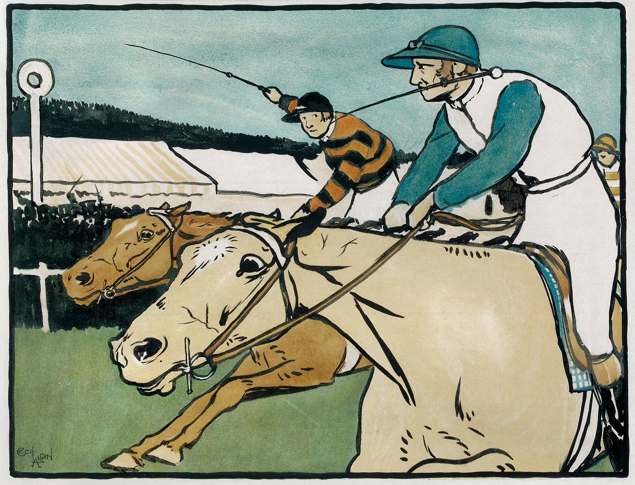 Velhos Desportos e Jogos Ingleses: Corrida de Cecil Charles Windsor Aldin