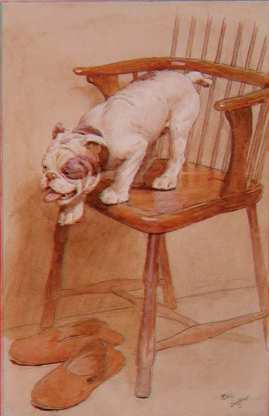Para aprender a calcular a altura dos objectos a partir do topo dos quais se pode saltar de Cecil Charles Windsor Aldin