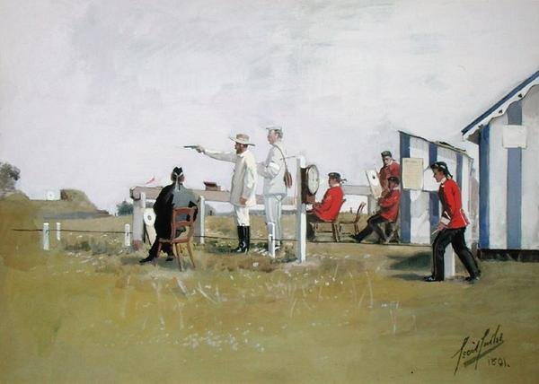 A Gama Pistol, Campo Bisley de Cecil Cutler